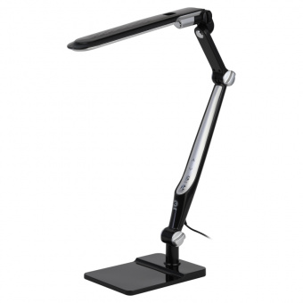 Светильник настольный ЭРА NLED-497-12W-BK светодиодный на струбцине, черный