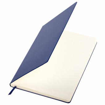 Блокнот БОЛЬШОЙ ФОРМАТ (180х250 мм) В5, BRAUBERG ULTRA, балакрон, 80 г/м2, 96 л., клетка, темно-сини