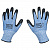Перчатки нейлоновые SCAFFA "Рубеж Нит С", HPPE защита от порезов, нитриловое покрытие, размер 9 (L), 5531, 00-00011902