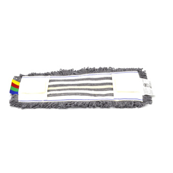 Насадка МОП прямоугольная A-VM хлопок/вискоза/микрофибра 40х14 см серая/белая/бежевая