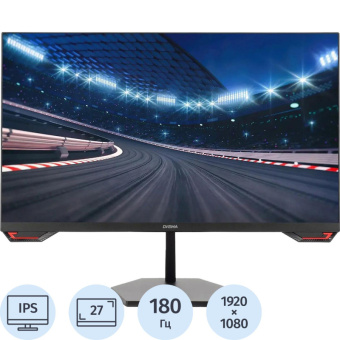 Монитор Digma Overdrive 27P511F(DM27SG01)27/FHD/IPS/180Hz/300cd/1ms
