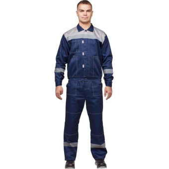 Костюм летний муж. л20-КБР синий/сер (р.52-54) 170-176 (Арсенал-СП)
