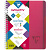 Бизнес-тетрадь 90л., А5+, клетка на гребне Clairefontaine "Evolutiv'Book", пластик. обложка, красная