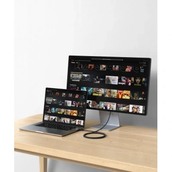Кабель Satechi Thunderbolt 4 Pro Cable. Длина: 1м. Цвет: черный