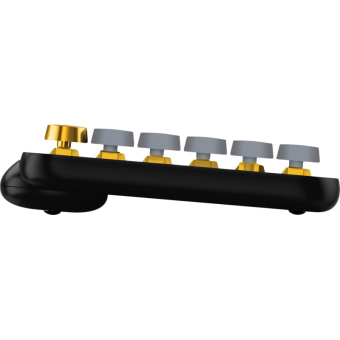 Клавиатура Logitech POP Keys, USB, беспроводная, желт/чер (920-010716)