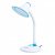 Светильник настольный SONNEN OU-608, на подставке, светодиодный, 5 Вт, белый/синий, 236669