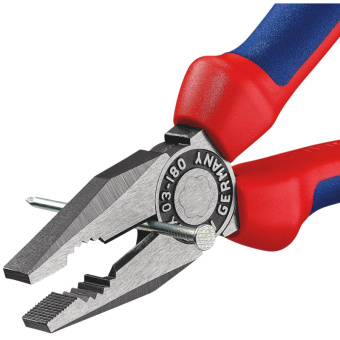 Плоскогубцы комбинированные L-180 мм KNIPEX KN-0302180