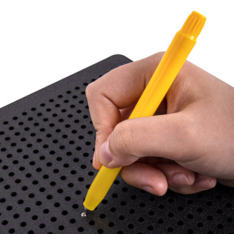 Магнитный планшет доска MAGPAD MEDIUM для рисования 17х21см, 380 шариков, BRAUBERG KIDS