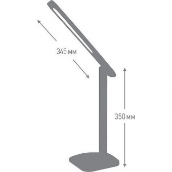 Светильник Ultraflash UF-731 C01 белый (Led,11Вт, 3 цвет.темп., 3 ур. ярк)