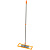Швабра OfficeClean Professional, телеск.ручка 120см, пласт.флаун.40см, МОП микрофибра (карманы)