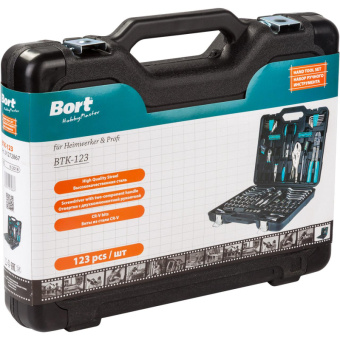 Набор инструмента универсальный Bort BTK-123 (91272867)