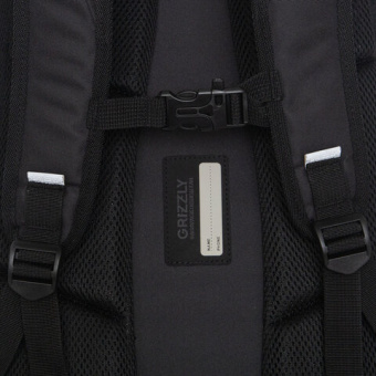 Рюкзак GRIZZLY школьный, анатомическая спинка, 2 отделения, для мальчиков, "ORIGINAL", 43х31х20 см, RU-531-1/1