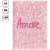 Скетчбук 80л., А5 7БЦ BG "Amore", матовая ламинация, блестки, 100 г/м2, белый блок с градиентом