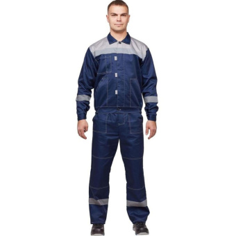 Костюм летний муж. л20-КБР синий/сер (р.56-58) 158-164 (Арсенал-СП)