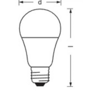 Лампа светодиодная Osram 10 Вт E27 грушевидная 4000 К нейтральный белый св