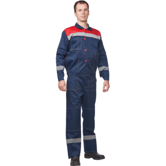 Костюм летний муж. Л20-КБР син/красн (р.68-70) 170-176 (Арсенал-СП)