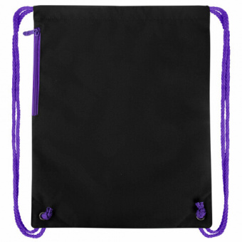 Мешок для обуви BRAUBERG PREMIUM, карман, подкладка, светоотражайка, 43х33 см, "Neon cat", 271621