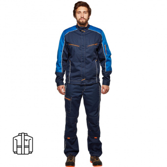 Куртка летняя муж. л34-КУ т.син/вас (р.44-46) 170-176 (мод.КУ208)