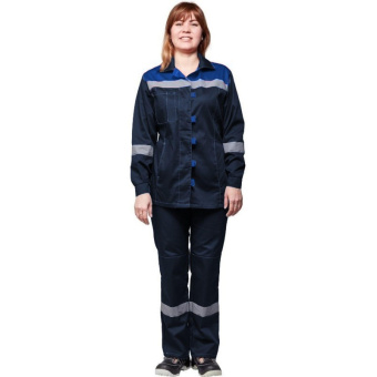 Костюм летний жен. л20-КБР син/вас (р.44-46) 170-176 (Арсенал-СП)