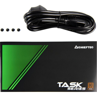 Блок питания Chieftec Task TPS-600S, 600W, 80 PLUS BRONZE, APFC, 12cm fan
