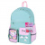 Рюкзак BRAUBERG PASTEL с термонашивками в комплекте, "Funny clouds", мятный, 40х29х14 см, 271421 Рюкзак BRAUBERG PASTEL с термонашивками в комплекте, "Funny clouds", мятный, 40х29х14 см, 271421