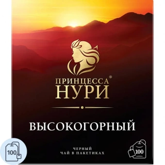 Чай Принцесса Нури черный 100пак/уп