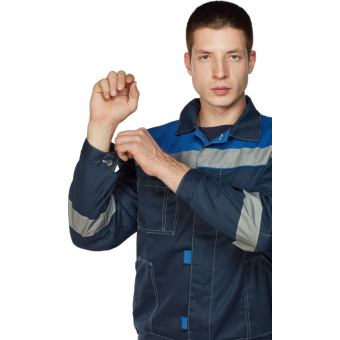 Костюм рабочий летний муж. л20-КПК син/вас (р.60-62) 182-188 (Арсенал-СП)