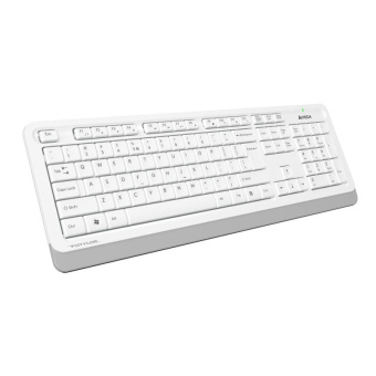 Набор клавиатура+мышь A4Tech Fstyler FG1010 белый/серый USB беспроводная