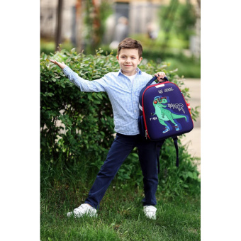Ранец №1School Basic Динозавр 2 отд