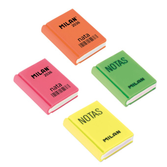 Ластик Milan 2036 ПВХ прямоугольный 39x29x9 мм