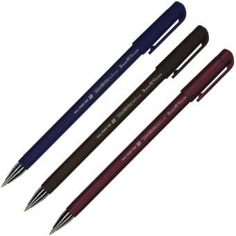 Ручка шариковая неавтоматическая Bruno Visconti SlimWrite Original синяя (толщина линии 0.5 мм)