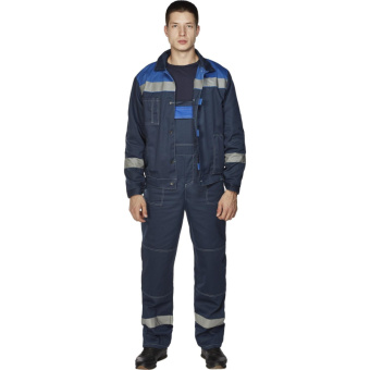 Костюм рабочий летний муж. л20-КПК син/вас (р.60-62) 182-188 (Арсенал-СП)