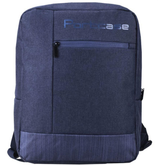 Рюкзак для ноутбука PORTCASE (KBP-132BU) 15,6, Полиэстер