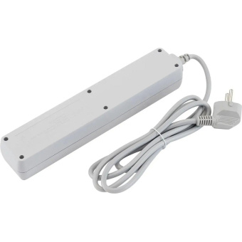 Сетевой фильтр PC Pet AP01006-1.8-G 1.8м (5 розеток) серый (пакет)
