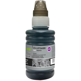 Чернила Cactus CS-I-BTD60BK чер.100мл для Brother DCP-T310/510/710/810