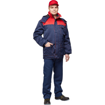 Куртка з08-КУ синяя/красная (размер 48-50, рост 170-176)