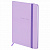 Блокнот с резинкой в клетку 96 л., А5 145х203 мм, твердая обложка, BRAUBERG, "Minimal", сиреневый, 1