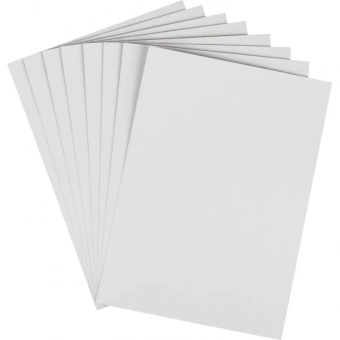 Картон белый А4 №1 School Отличник 8 листов мелованный