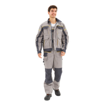 Костюм рабочий летний муж. л31-КПК св.сер./сер (р.56-58) 182-188