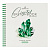 Скетчбук для графики и эскизов 40л., 190*190 Greenwich Line "Crystal. Emerald Stone", на гребне, 160г/м2