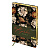 Ежедневник недатированный, А5, 136л., кожзам, Greenwich Line "Night garden. Dark olive", тон. блок