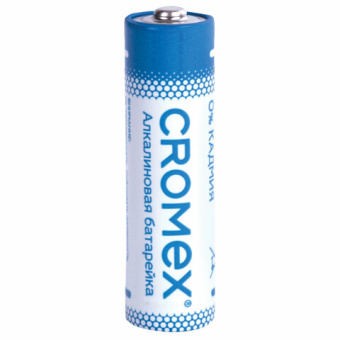 Батарейки алкалиновые "пальчиковые" КОМПЛЕКТ 20 шт., CROMEX Alkaline, АА (LR6,15А), в короб