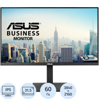Монитор ASUS VA32UQSB (90LM04W7-B01E70) 31.5/2K/IPS/60Hz/350cd/5ms/HDMI/DP