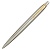 Ручка шариковая PARKER "Jotter Core Stainless Steel GT", ежедневник А5 черный, пакет, 880886