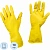Перчатки латексные жёлтые (размер 8, M, 10 пар в упаковке)