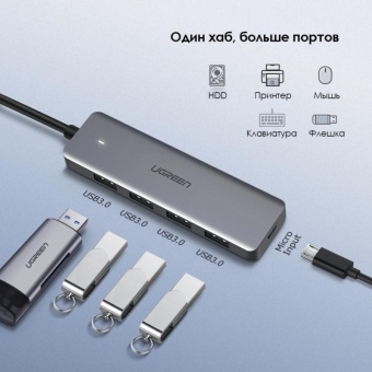 Разветвитель USB UGREEN 50985