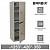 Шкаф металлический для документов BRABIX "KBS-023Т", 1253х420х350 мм, 27,5 кг, 2 отделения, сварной,