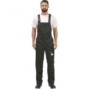 Полукомбинезон муж л27-ПК т.сер/черн 52-54/182-188