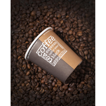 Стакан одноразовый бумажный 200 мл бежевый 50 штук в упаковке