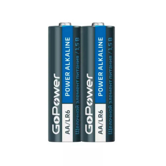 Батарейка GoPower LR6 AA 2шт/бл Alkaline 1.5V (2/24/480)
